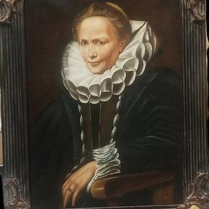 Contemporary Italian Portrait Oil Ritratto